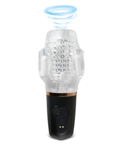 10-Speed Male Vibrating Masturbator with Sucking Function