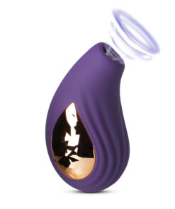 10-Speed Purple Color Silicone Clitoral Massager