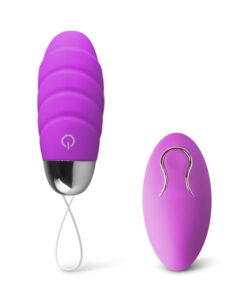 10 Speeds Purple Rechargeable Remote Control Vibrating Egg
