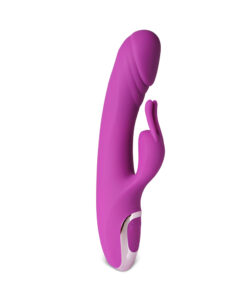 12-Speed Purple Color Silicone Rabbit Vibrator