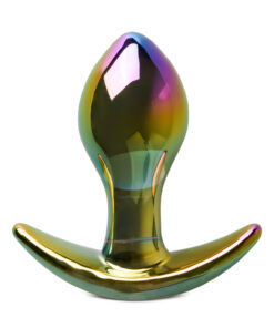 3.35'' Multicolor Glass Butt Plug