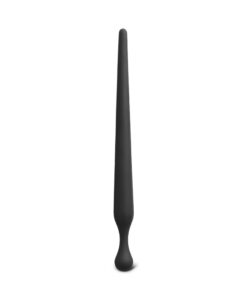 3.9'' Black Silicone Penis Plug