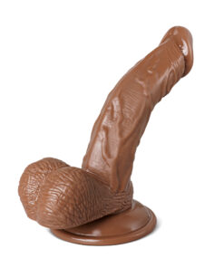 6.7'' Brown Color Realistic Dildo with Balls