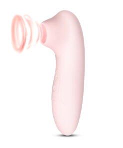 7 Speeds Flesh Color Mini Silicone Rechargeable Clitoral Stimulator ( Suction )