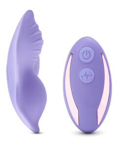 7 Speeds Purple Color Remote Control Silicone Wearable Panty Vibrator