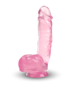 8.7'' Hard-On Realistic Dildo in Clear Pink Color