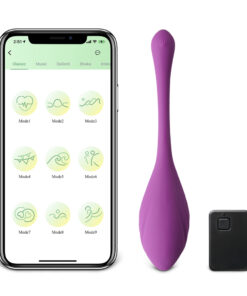 9-Speed APP and Remote Control Purple Color Vibrator