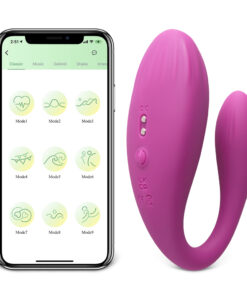 App-Controlled Purple 10-Speed Rechargeable Waterproof Massager