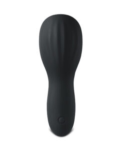 Black Color Silicone Male Masturbator Penis Training Vibrator I