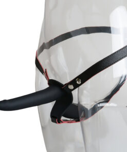 Black Color Strap On with Double Silicone Dildos