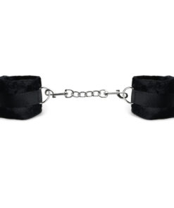 Black Furry Handcuffs