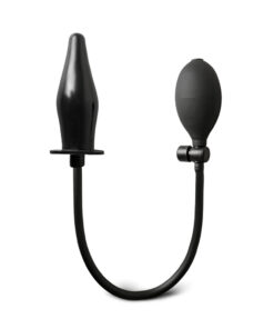 Black Inflatable Anal Plug