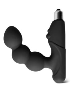 Black Silicone Vibrating Prostate Massager