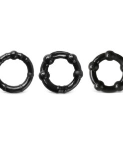 Black Triple Cock Ring Kit
