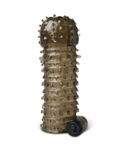 Clear Black Color Vibrating Penis Sleeve III