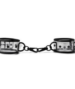 Clear Color Handcuffs with Black Chain
