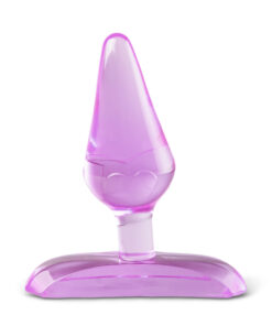 Clear Purple Mini Anal Plug