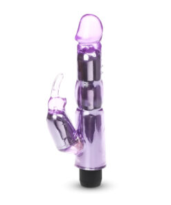 Crystal Purple Rabbit Vibrator (Waterproof)