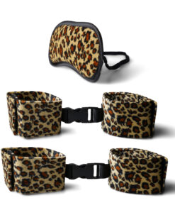 Leopard Mask & Cuffs Kit