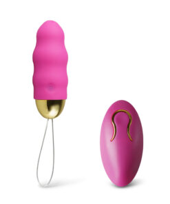 Magenta Color 10 Speeds Rechargeable Remote Control Vibrator