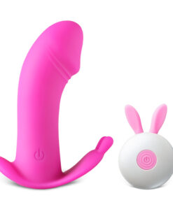 Magenta Color 12-Speed Remote Control Rechargeable Silicone G-Spot Vibrator