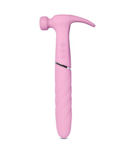 Pink Color Silicone 10 Functions Hammer Vibrators