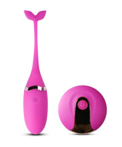 Purple Color 10 Speeds Rechargeable Silicone Remote Control Vibrating Egg