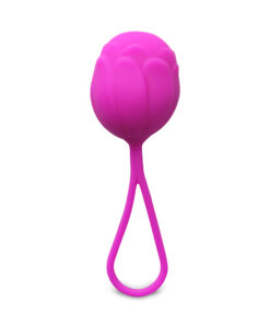 Purple Color Silicone Single Kegal Balls