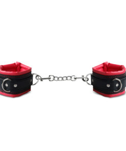Red and Black Hi Quality Handcuffs