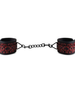 Red Color Embossed Handcuffs