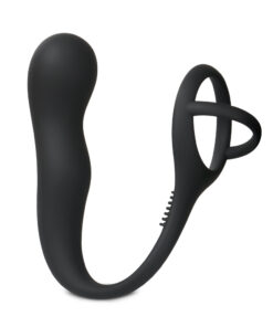 Silicone Anal Plug with Double Rings