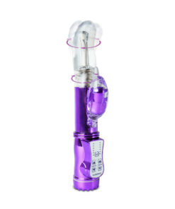 USB Rechargeable Electroplating Purple Color Pearls G-Spot Vibrator
